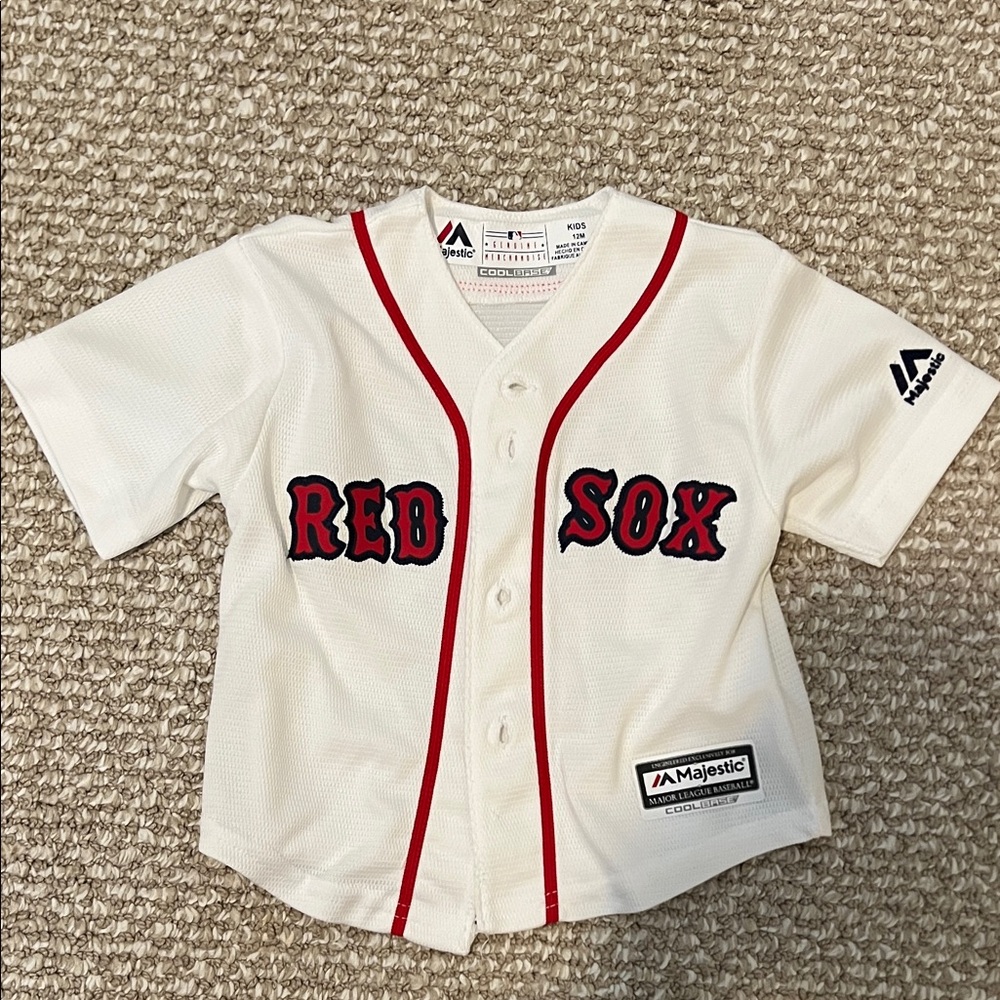 Boston Red Sox 12M Dustin Pedroia Jersey
